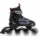 Rolki Movino Cruzer Two rekreacyjne regulowane czarno-niebieskie r. 38-41 1