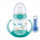 NUK BUTELKA Z UCHWYTEM I WSKAŹNIKIEM 150ml +6M ZIELONA 4008600387305 3