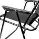 PLATINET CAMPING FOLDING CHAIR KRZESŁO KAMPINGOWE SKŁADANE 52X44X75 CM FULL BLACK [45912] 5