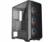 GEMBIRD obudowa ATX Fornax M200F z wentylatorami 2x USB 2.0 1x USB 3.0 1x USB typ-C czarna 8