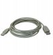 Kabel USB Logo USB-A - USB-A 3 m Czarny 2