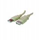 Kabel USB Logo USB-A - USB-A 3 m Czarny 4