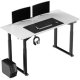 Biurko, elektycznie regulowany, 160x75 cm, 74-116 cm, UPLIFT, z podk�adk� pod mysz XXL, ULTRADESK 1