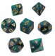 Komplet ko¶ci REBEL RPG - Per³owe - Ciemnozielone 1