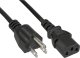 InLine® Netzkabel, Netzstecker USA auf Kaltgerätestecker C13, 3m 1