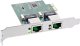 Karta sieciowa InLine ® Dual Gigabit karta sieciowa PCI Express 2x 1Gb/s PCIe x1 inkl. LP 1