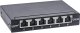 EFB InLine® Patchfeld Cat.6A 0,5HE 6-fach, Tisch/Wand/Hutschiene schwarz Staubschutz 1