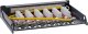 EFB InLine® Patchfeld Cat.6A 0,5HE 6-fach, Tisch/Wand/Hutschiene schwarz Staubschutz 4