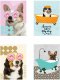 Zeszyt A5 60k linia laminowany Funny Dog p10, mix cena za 1 szt 1