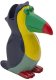 WEDO Brillenhalter Tukan, Polyresin, Bunt, 8 x 3,7 x 9,2 cm 1