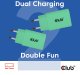 Ładowarka Club 3D Club3D Lifestyle ładowarka USB-C 30Watt 2 szt. zielony retail 2