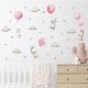 ROOM Decor SIPO-WS63028 NAKLEJKI NA ŚCIANĘ KRÓLIKI BALONY RÓŻOWE 2