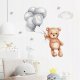 SIPO-WS63036 NAKLEJKI NA ŚCIANĘ MIŚ Z     BALONAMI 2