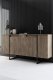 Komoda Kalune Design Luxe, ruda/juoda 1