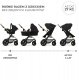 Universalus vežimėlis Kinderkraft Moov 2 Air 3in1, Pure Black 2