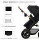 Universalus vežimėlis Kinderkraft Moov 2 Air 3in1, Pure Black 5