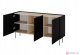Komoda Bogart Desin 170 3D, raudona 2