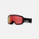 Gogle zimowe juniorskie GIRO BUSTER BLACK WORDMARK (Szyba lustrzana kolorowa AMBER SCARLET 19-42% S2) (NEW 2024/2025) 1