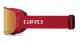 Gogle zimowe GIRO AXIS RED BLACK THIRDS (Szyba lustrzana kolorowa VIVID-Carl Zeiss VIVID EMBER 19-42% S2 + Szyba lustrzana kolorowa VIVID-Carl Zeiss INFRARED 58% S1) (NEW 2024/2025) 2