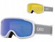 Gogle zimowe GIRO MOXIE WHITE GREY CHUTE (szyba GREY COBALT 8-18% S3 + YELLOW 77% S1) (NEW 2024/2025) 1