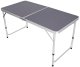 STOLIK TURYSTYCZNY SKŁADANY KEMPINGOWY 120X60X70/62/55CM SZARY 2