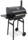 GRILL WĘGLOWY Z POKRYWĄ, RUSZT 47*34CM 2