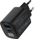 InLine® USB PD Netzteil, GaN Ladegerät, 2-Port, USB-C + USB-A, 30W, mit Display 4