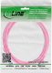 InLine InLine® Patchkabel Slim, Cat.6A, S/FTP, TPE (LSZH) flexibel, PoE, magenta, 7,5m 4