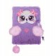 Pamiętnik z kłódką 3D włochacz A5 96k My Little Friend Violet owl 1