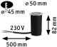 Oprawa wpuszczana podłogowa LED 2.2W 15lm IP67 2200K 230V aluminium metal 1