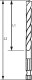 WIERTŁO D/DREW HEX 4/87,5MM 2