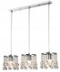 Reality London Crystal 327733-06 lampa wisząca zwis 3x40W E14 chrom 1