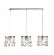 Reality London Crystal 327733-06 lampa wisząca zwis 3x40W E14 chrom 4