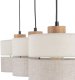 Lampa wisząca TKKRYWULT Tk Lighting Eco* 5771 lampa wisząca zwis 3x15W E27 czarna/drewniana 5