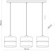 Lampa wisząca TKKRYWULT Tk Lighting Eco* 5771 lampa wisząca zwis 3x15W E27 czarna/drewniana 8