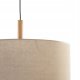 Lampa wisząca TKKRYWULT Tk Lighting Deva 6107 lampa wisząca zwis 1x15W E27 czarna/drewniana 2