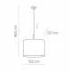 Lampa wisząca TKKRYWULT Tk Lighting Deva 6107 lampa wisząca zwis 1x15W E27 czarna/drewniana 3