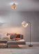 Trio Julieta 419090144 lampa stojąca podłogowa 1x60W E27 beżowa/złota 4