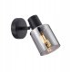 Italux Santia SPL-65342-1-BK-SG kinkiet lampa ścienna 1x40W E14 dymiony/czarny 1