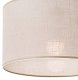 Lamkur Vivian 48611 lampa wisząca zwis koło materiałowy klosz 1x60W E27 beżowa/biała 3