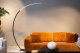 Lucide Curve 44700/11/30 lampa stojąca podłogowa 1x15W LED 2550-2850K 540 lm czarna 2