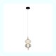 Italux Testa PND-84938-2V-BK lampa wisząca zwis 1x8W LED 3000K 500 lm biała/transparentna 4
