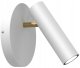 Luminex Axion 338 kinkiet lampa ścienna 1x8W GU10 biały/złoty 1