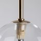 TK Lighting Aurora 10182 lampa wisząca zwis 16x8W G9 transparentna/złota 3