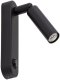 Kinkiet TK Lighting Enzo kinkiet lampa ścienna 1x6W G9 czarny (6621) 3