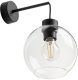 TK Lighting Cubus 10245 kinkiet lampa ścienna 1x15W E27 transparentny/czarny 1