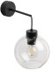 TK Lighting Cubus 10245 kinkiet lampa ścienna 1x15W E27 transparentny/czarny 1