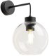 TK Lighting Cubus 10245 kinkiet lampa ścienna 1x15W E27 transparentny/czarny 2