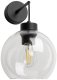 TK Lighting Cubus 10245 kinkiet lampa ścienna 1x15W E27 transparentny/czarny 7