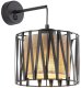 TK Lighting Harmony 5950 kinkiet lampa ścienna 1x15W E27 czarny/juta 5